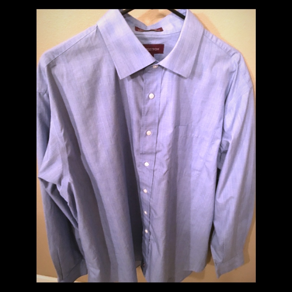 Blue plaid Nordstrom Dress shirt